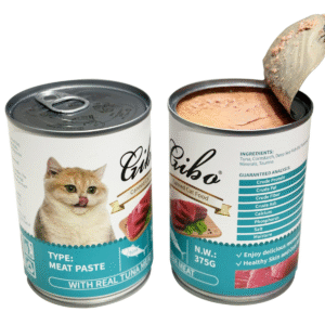 GIBO Tuna in Jelly Wet Cat Food 375g: Hydration & Taurine