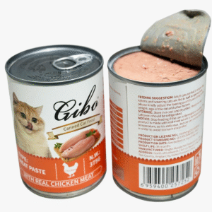 GIBO Chicken Meat Paste 375g: Real Chicken Wet Food for Adults
